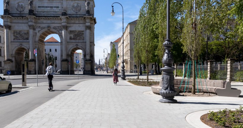 Münchner Gehwegplatte naturgrau