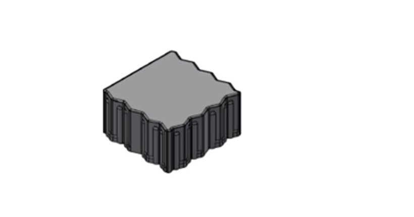 Matoro Q  Rand-/Anfangsstein quadratisch